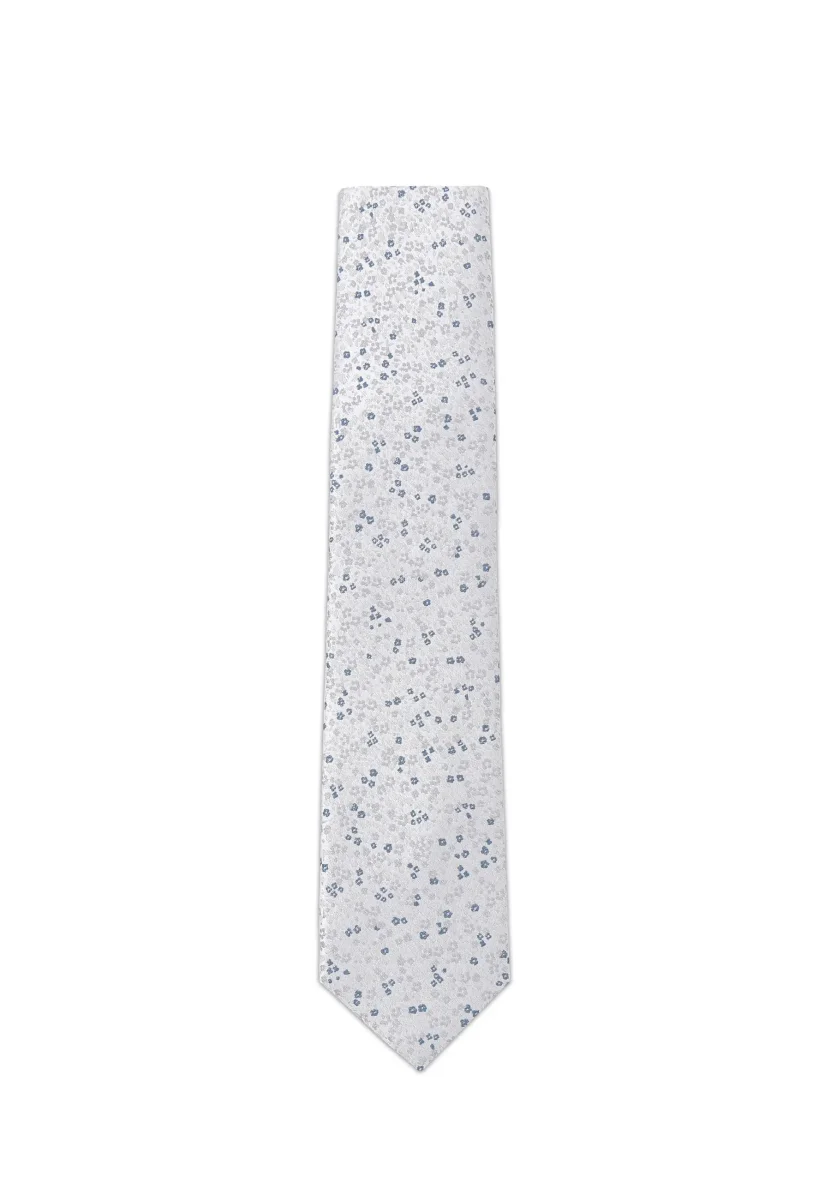 Krawatte Herren aus Seide – Florales Muster (7,0 - 7,5 cm) – Bild 3