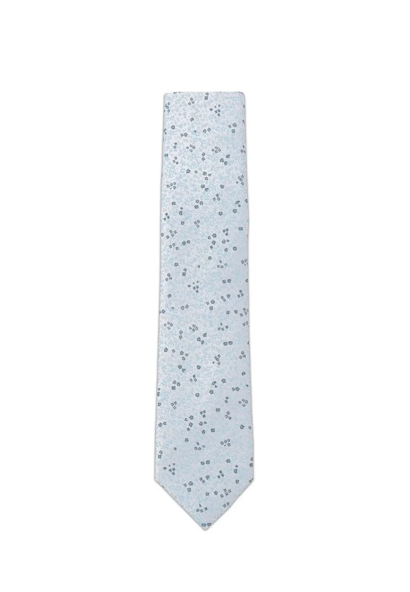 Krawatte Herren aus Seide – Florales Muster (7,0 - 7,5 cm) – Bild 7