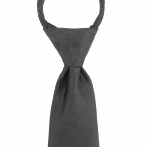 Zip Trauerkrawatte Schwarz - (7,0 - 7,5cm)