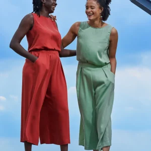 Sommerhose aus TENCEL™ Culotte oder lang - handgefertigt in Hamburg | Jede Studio
