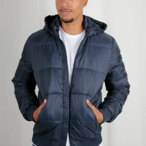 KAJ | Nachhaltige Unisex Ripstop Winterjacke mit Kapuze