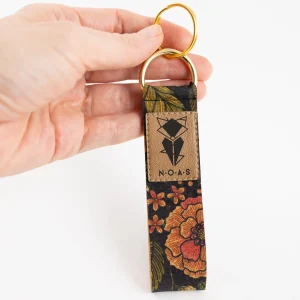 Schlüsselanhänger Kork Flower - vegan und handgefertigt in Berlin | NOAS