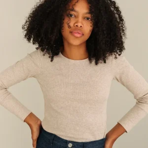 TWOTHIRDS Langarm Shirt Arran lino für Damen